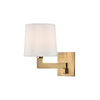 Hudson Valley Lighting Fairport Aged Brass 7.5W X 7.5L X 11.25H Wall Sconce