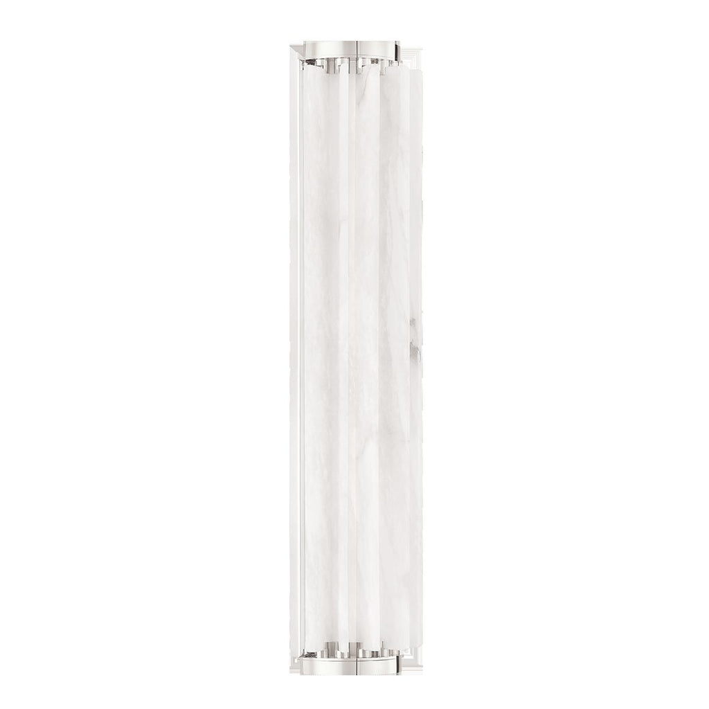 Hudson Valley Lighting Hillside Polished Nickel 6W x 6L x 24.5H Wall Sconce