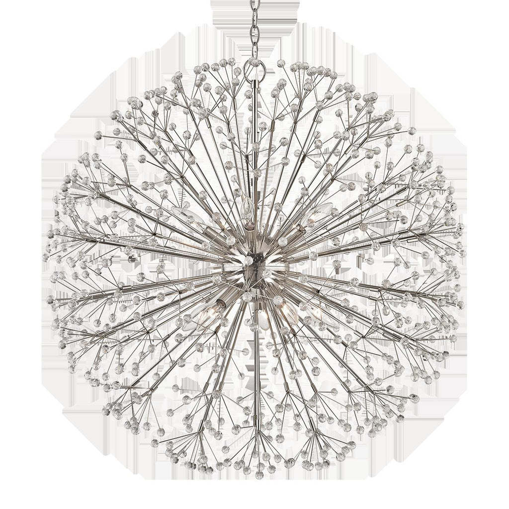 Hudson Valley Lighting Dunkirk Polished Nickel 30W x 30L x 29H Chandelier