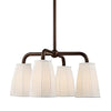 Hudson Valley Lighting Malden Distressed Bronze 25W X 25L X 12.75H Chandelier