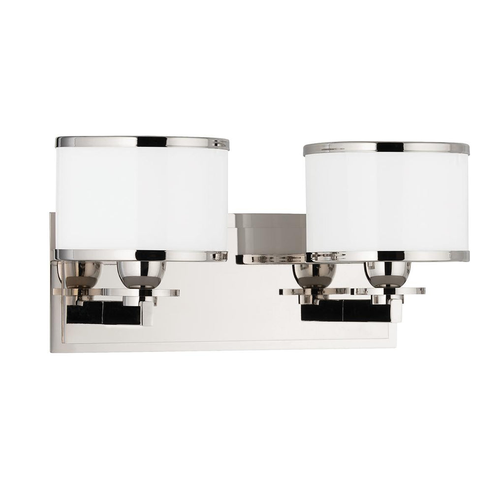 Hudson Valley Lighting Basking Ridge Polished Nickel 14.25W x 14.25L x 6.5H Wall Sconce