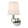 Hudson Valley Lighting Malibu Polished Nickel 6.5W X 6.5L X 12.5H Wall Sconce