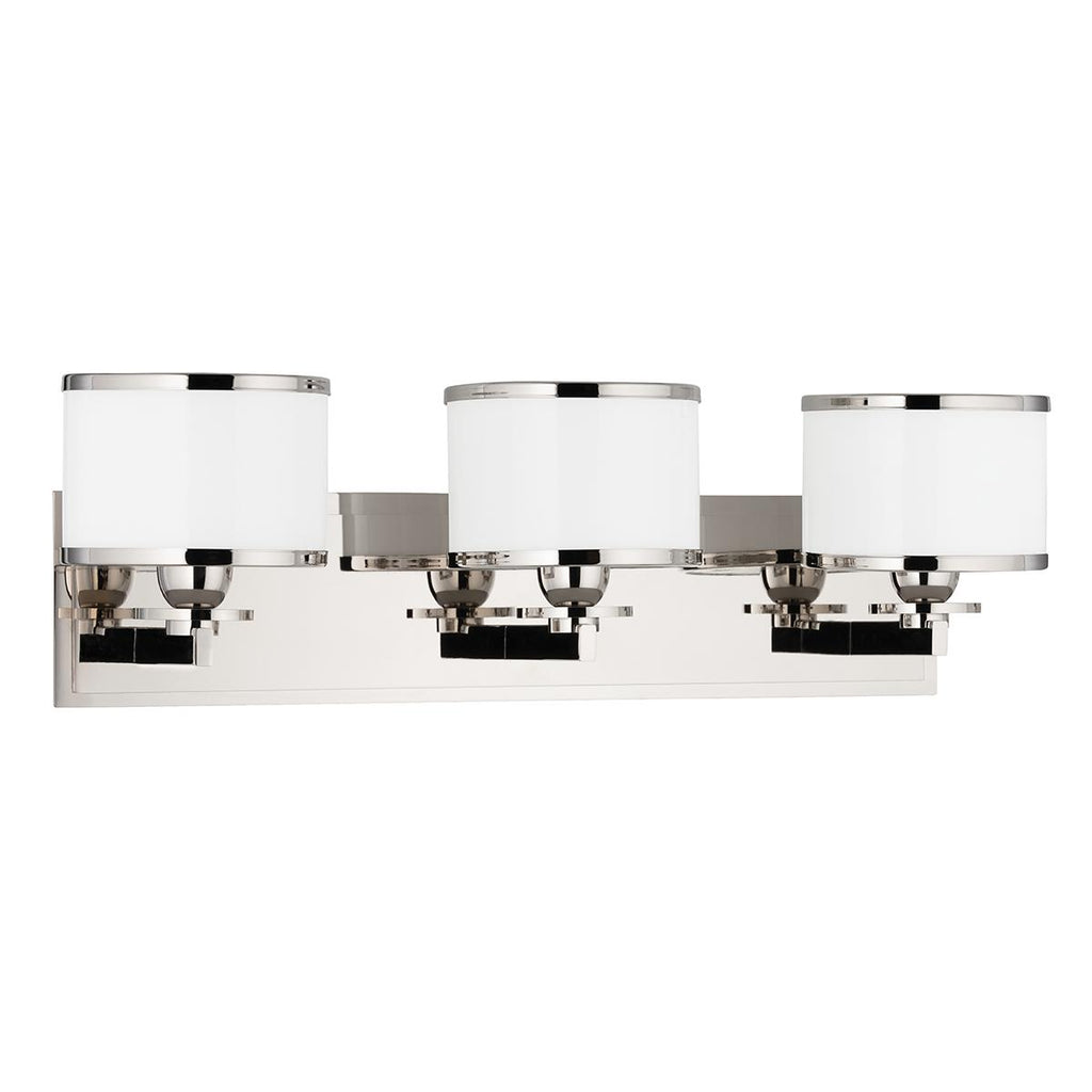 Hudson Valley Lighting Basking Ridge Polished Nickel 22.75W x 22.75L x 6.5H Wall Sconce