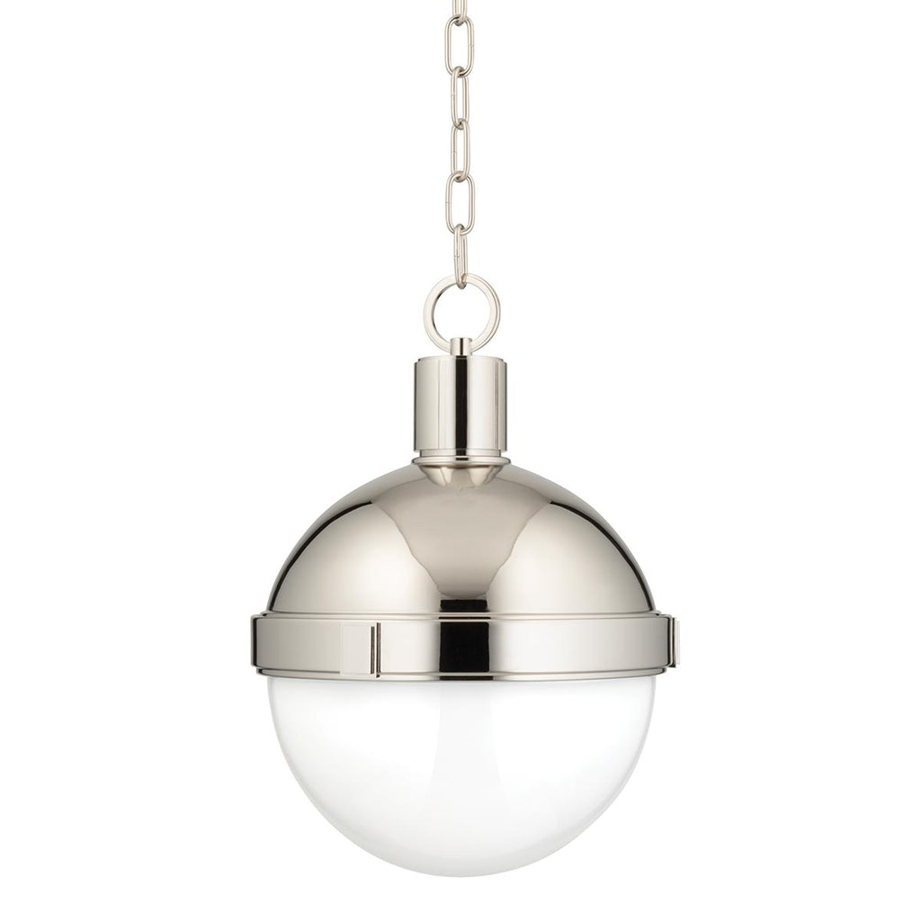 Hudson Valley Lighting Lambert Polished Nickel 12.5W x 12.5L x 16H Pendant