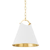 Hudson Valley Lighting Burnbay Aged Brass 13.75W X 13.75L X 14.5H Pendant