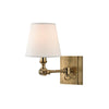 Hudson Valley Lighting Hillsdale Aged Brass 6W X 6L X 10H Wall Sconce