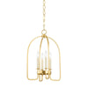 Hudson Valley Lighting Oakville Aged Brass 14.25W X 14.25L X 21.5H Pendant