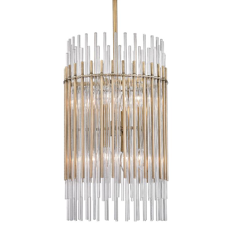 Hudson Valley Lighting Wallis Aged Brass 15W x 15L x 26H Pendant