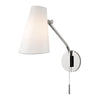 Hudson Valley Lighting Patten Polished Nickel 5.75W X 5.75L X 17.5H Wall Sconce