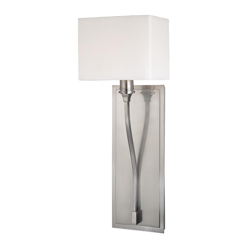 Hudson Valley Lighting Selkirk Satin Nickel 7W x 7L x 20H Wall Sconce