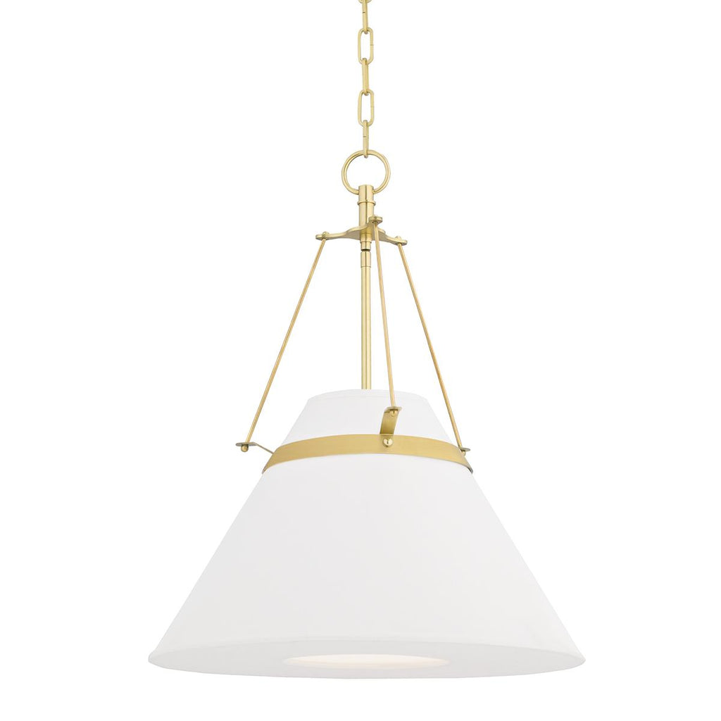 Hudson Valley Lighting Clemens Aged Brass 20.5W x 20.5L x 25H Pendant