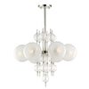 Hudson Valley Lighting Calypso Polished Nickel 27.25W X 27.25L X 25H Chandelier