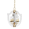 Hudson Valley Lighting Arietta Aged Brass 12.5W X 12.5L X 17H Pendant