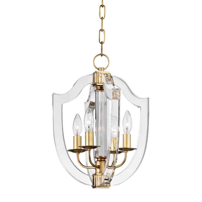 Hudson Valley Lighting Arietta Aged Brass 12.5W x 12.5L x 17H Pendant