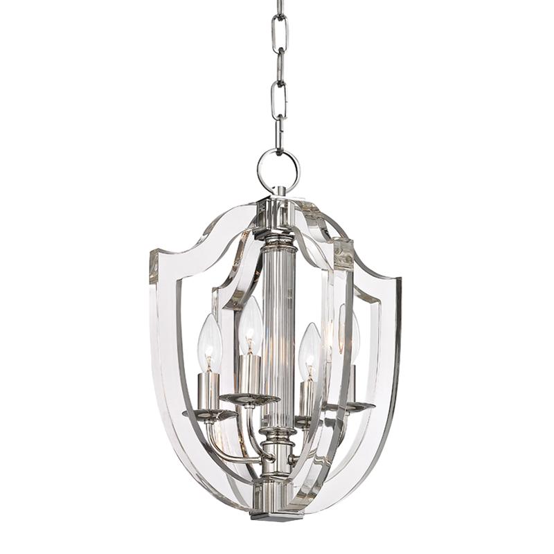 Hudson Valley Lighting Arietta Polished Nickel 12.5W x 12.5L x 17H Pendant