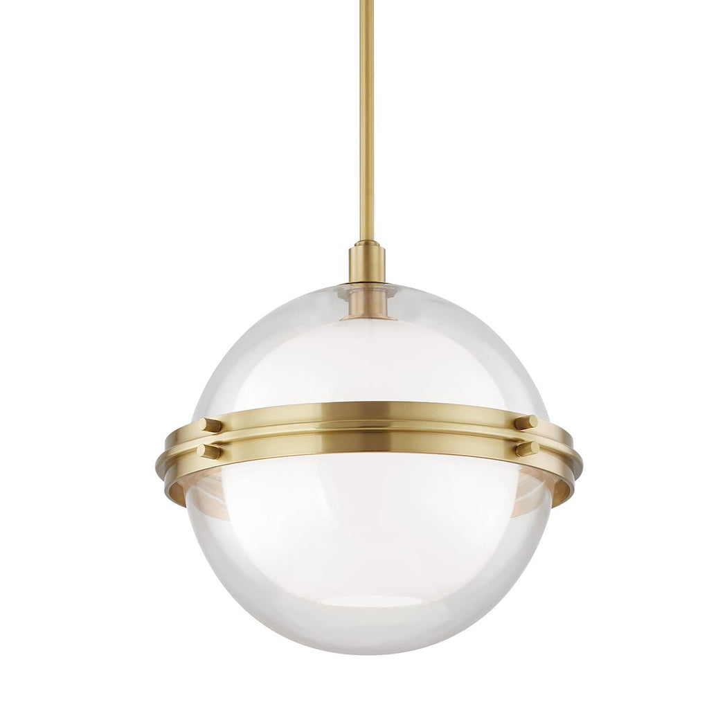 Hudson Valley Lighting Northport Aged Brass 18W x 18L x 19.5H Pendant