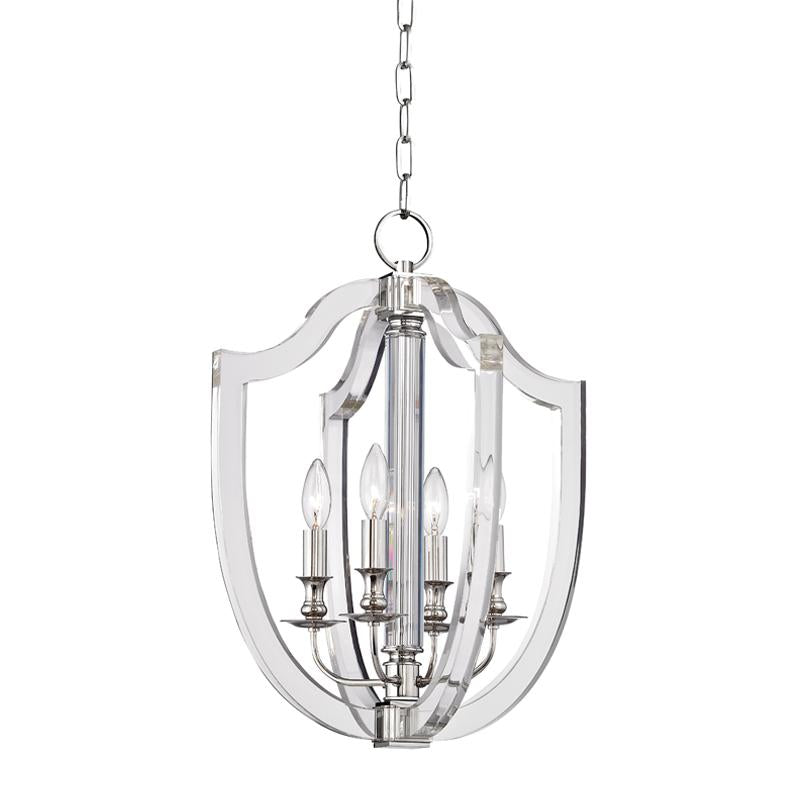 Hudson Valley Lighting Arietta Polished Nickel 16.5W x 16.5L x 22H Pendant