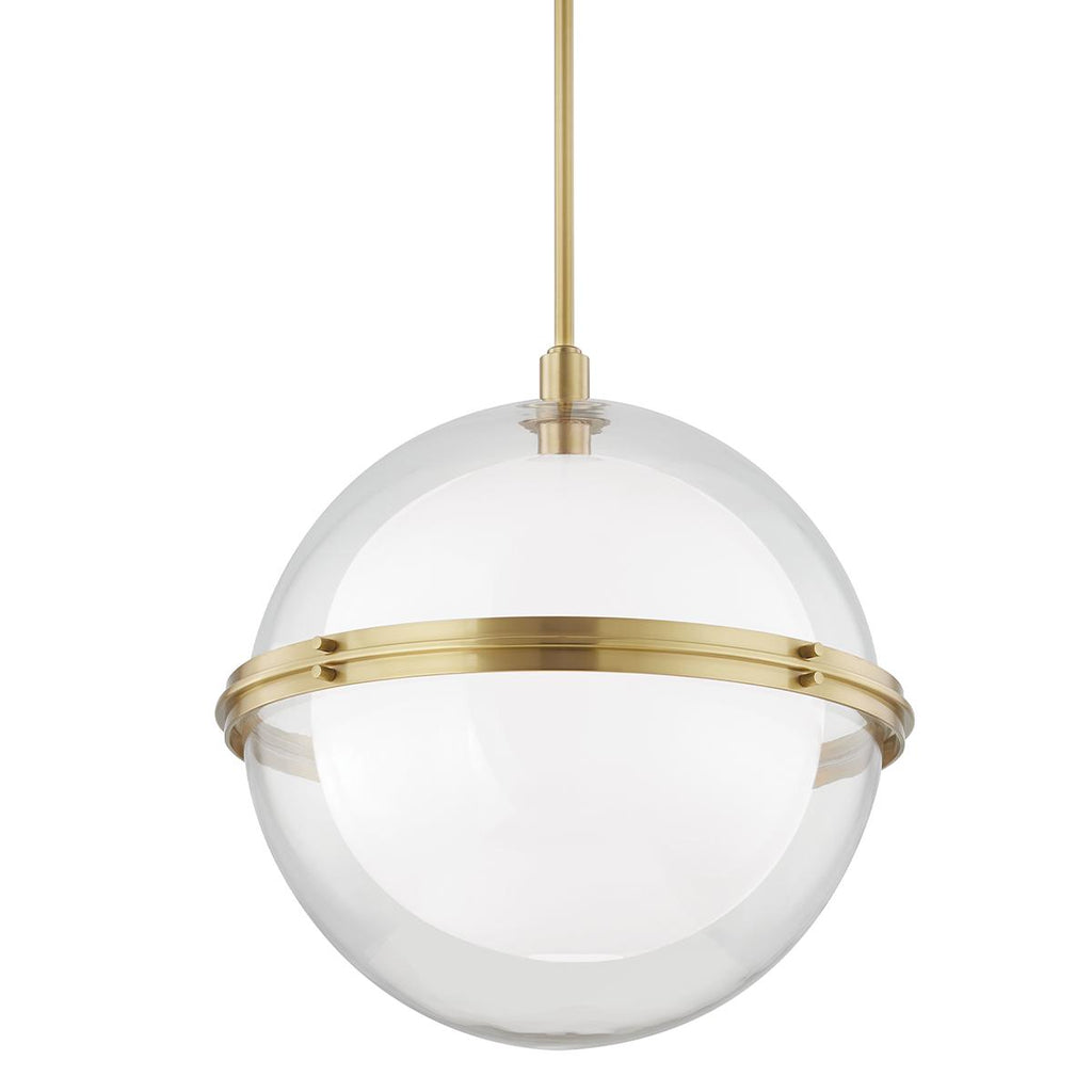 Hudson Valley Lighting Northport Aged Brass 22W x 22L x 22H Pendant