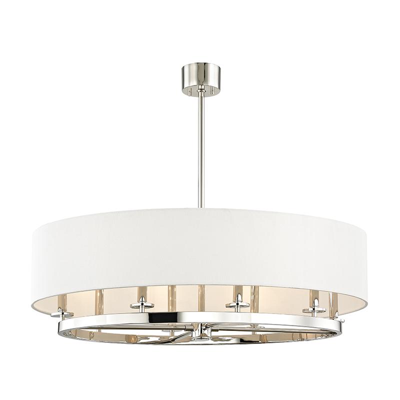 Hudson Valley Lighting Durham Polished Nickel 39.25W x 20.25L x 11.75H Pendant