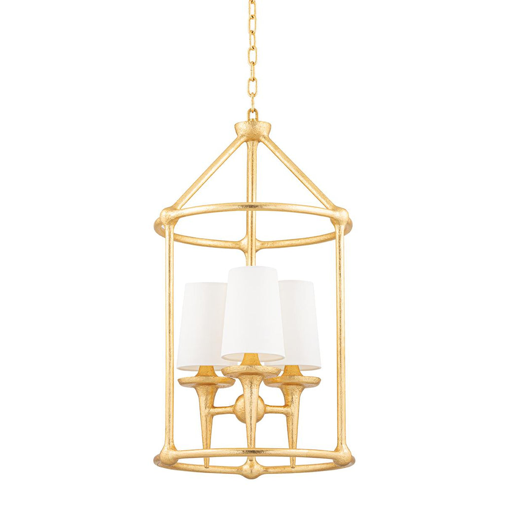 Hudson Valley Lighting Torch Gold Leaf 17W x 17L x 30.5H Pendant