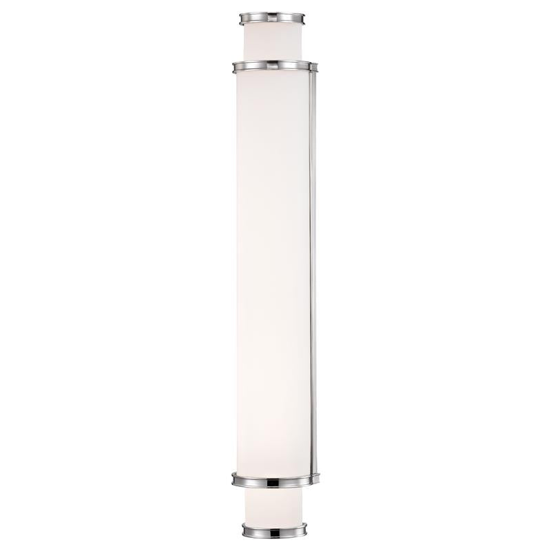 Hudson Valley Lighting Malcolm Polished Nickel 4.75W x 4.75L x 30H Wall Sconce