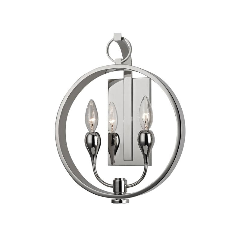 Hudson Valley Lighting Dresden Polished Nickel 12W x 12L x 14.75H Wall Sconce