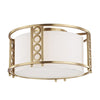 Hudson Valley Lighting Infinity Aged Brass 16W X 16L X 7.75H Flush Mount