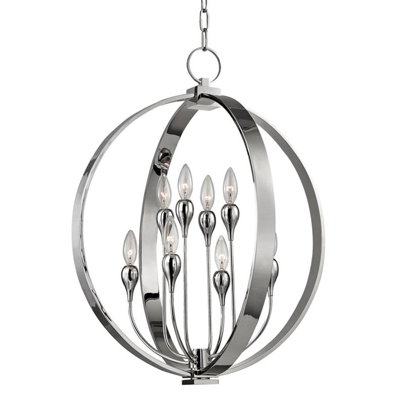 Hudson Valley Lighting Dresden Polished Nickel 22W x 22L x 26H Pendant