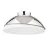 Hudson Valley Lighting Morse Polished Nickel 19.25W X 19.25L X 9.25H Flush Mount