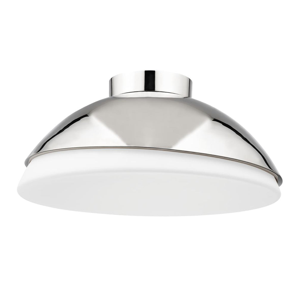 Hudson Valley Lighting Morse Polished Nickel 19.25W x 19.25L x 9.25H Flush Mount