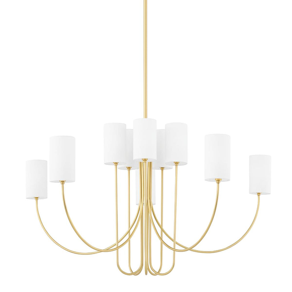 Hudson Valley Lighting Harlem Aged Brass 48.25W x 48.25L x 29H Chandelier