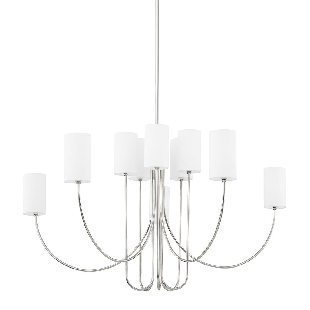 Hudson Valley Lighting Harlem Polished Nickel 48.25W x 48.25L x 29H Chandelier