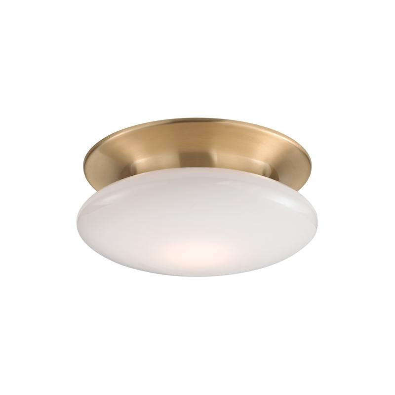 Hudson Valley Lighting Irvington Satin Brass 12W x 12L x 4.75H Flush Mount