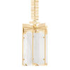 Hudson Valley Lighting Flatbush Aged Brass 14W X 14L X 24.75H Pendant