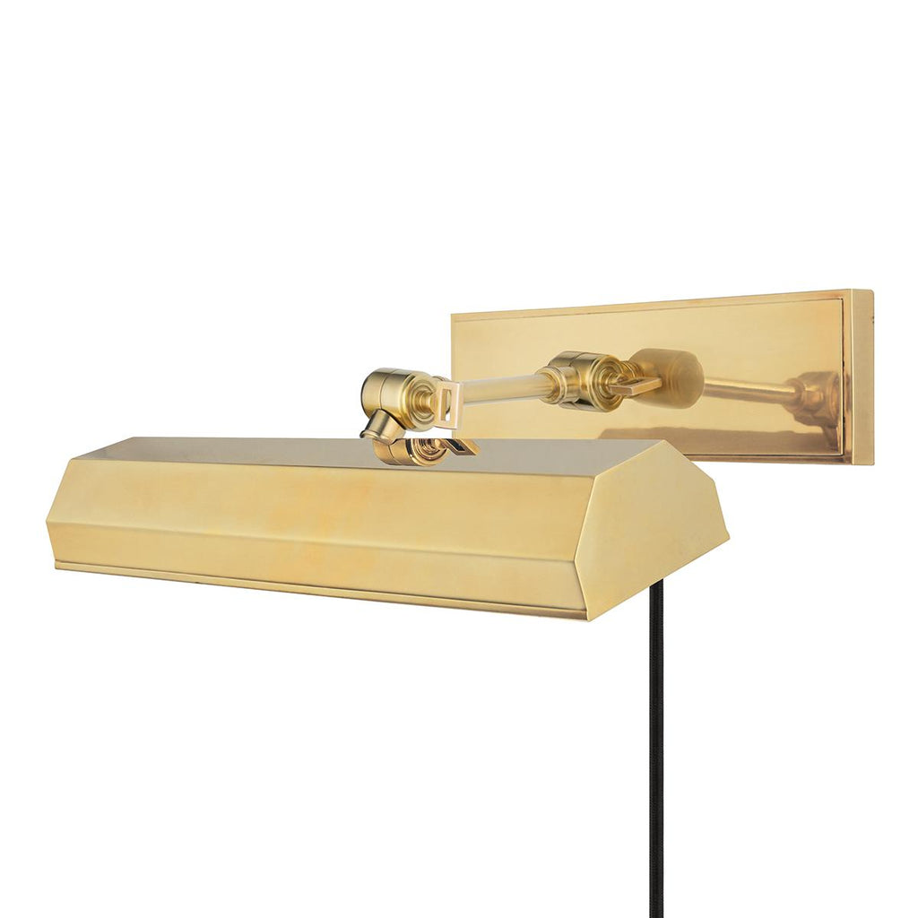 Hudson Valley Lighting Woodbury Aged Brass 16W x 16L x 6H Wall Sconce