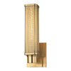 Hudson Valley Lighting Gibbs Aged Brass 4.5W X 4.5L X 12.5H Wall Sconce