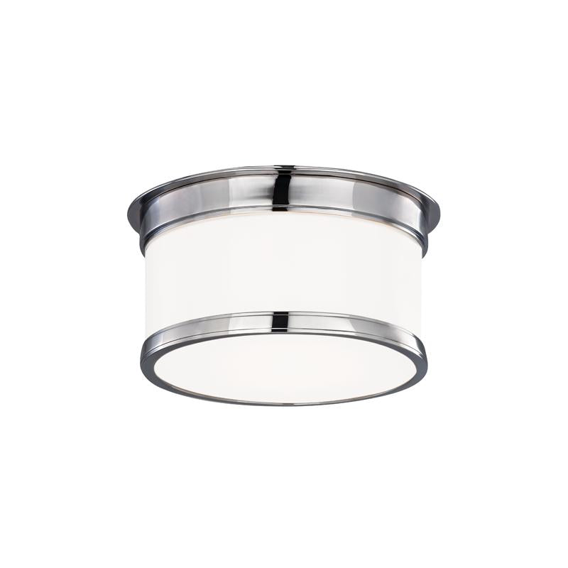 Hudson Valley Lighting Geneva Polished Chrome 9.25W x 9.25L x 4.75H Flush Mount