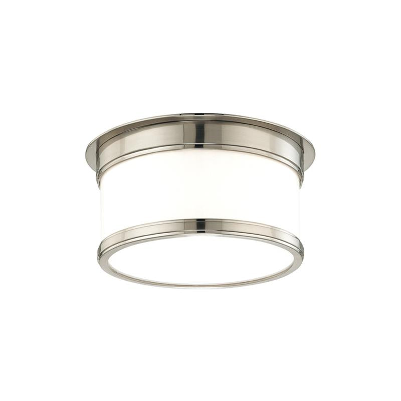 Hudson Valley Lighting Geneva Satin Nickel 9.25W x 9.25L x 4.75H Flush Mount