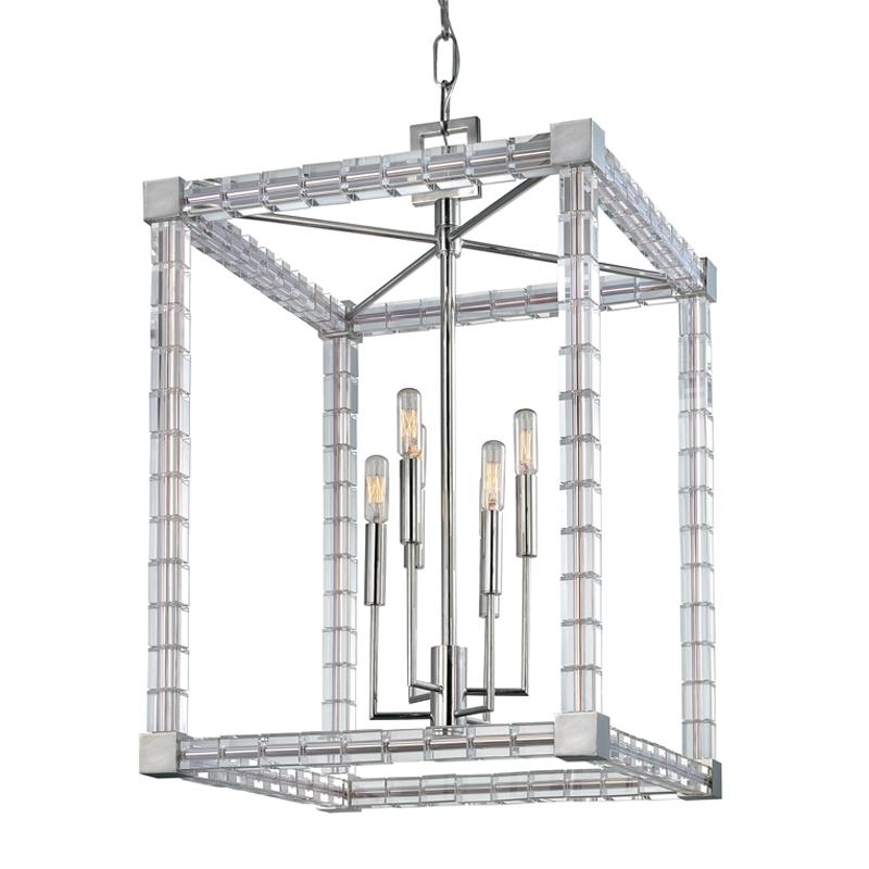 Hudson Valley Lighting Alpine Polished Nickel 18.5W x 18.5L x 27.5H Pendant