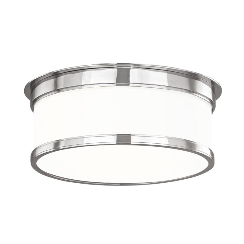 Hudson Valley Lighting Geneva Polished Nickel 12.25W x 12.25L x 4.75H Flush Mount