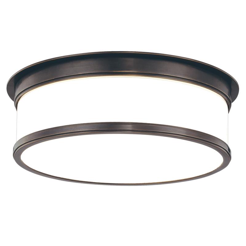 Hudson Valley Lighting Geneva Old Bronze 15.25W x 15.25L x 5.25H Flush Mount