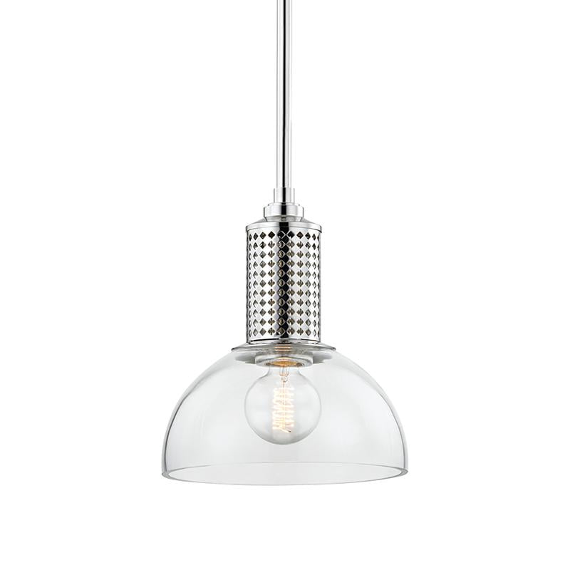 Hudson Valley Lighting Halcyon Polished Nickel 10W x 10L x 11.25H Pendant