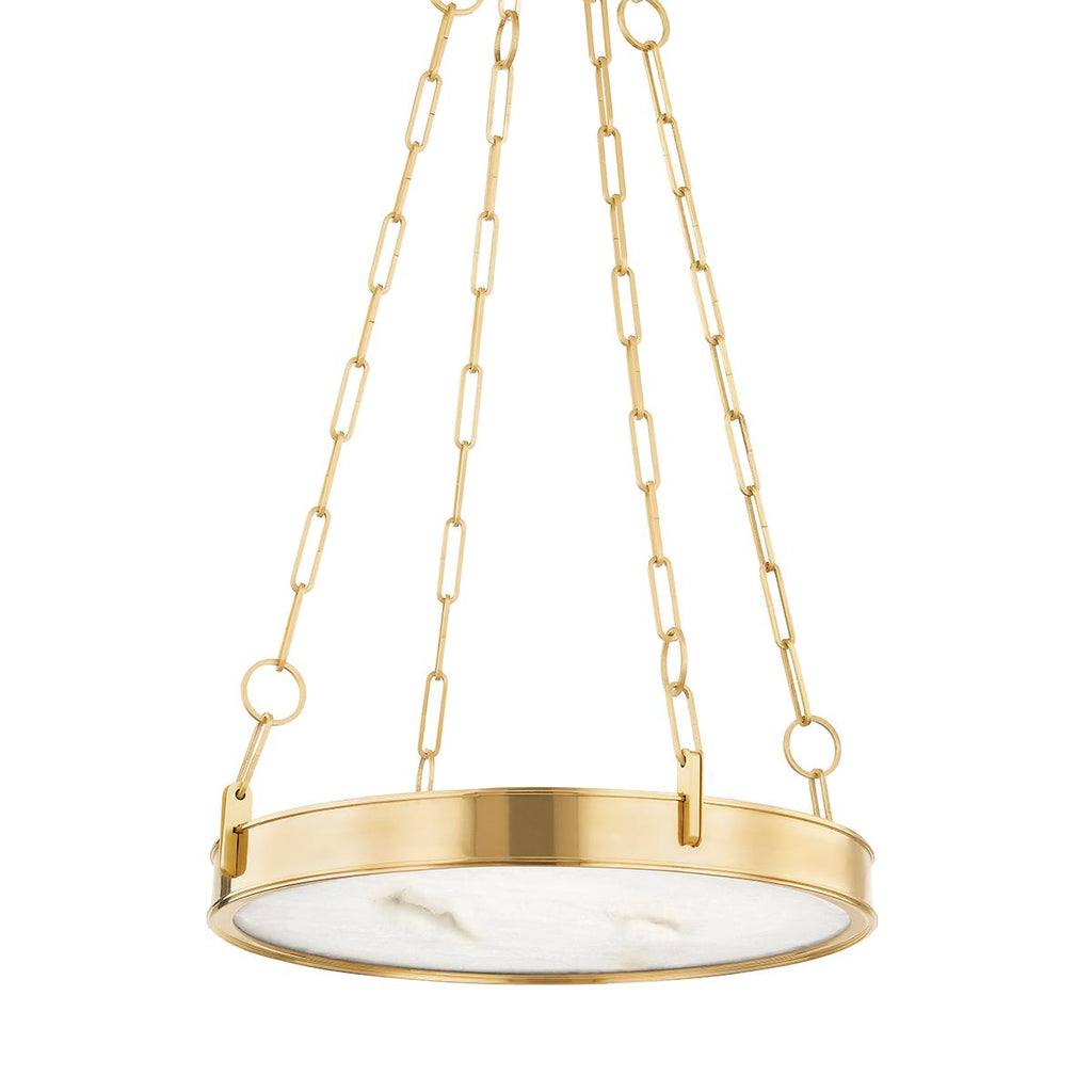 Hudson Valley Lighting Kirby Aged Brass 20W x 20L x 3.5H Chandelier