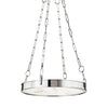 Hudson Valley Lighting Kirby Polished Nickel 20W X 20L X 3.5H Chandelier