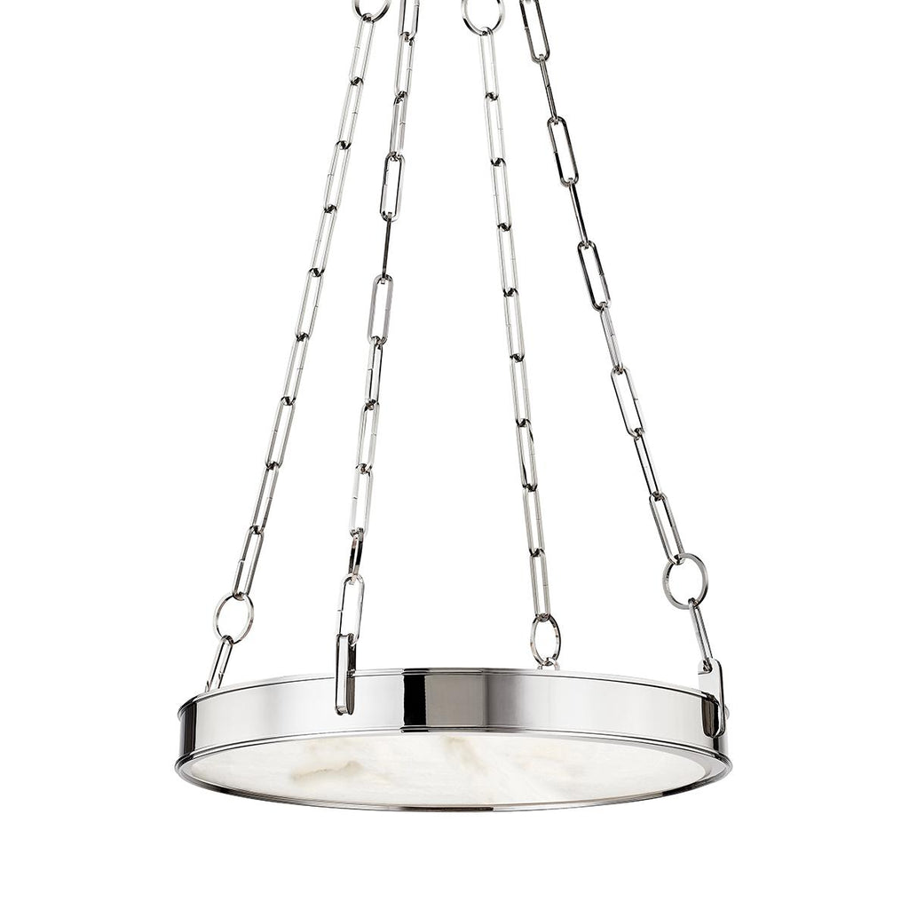 Hudson Valley Lighting Kirby Polished Nickel 20W x 20L x 3.5H Chandelier