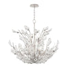 Hudson Valley Lighting Tulip Silver Leaf 27.75W X 27.75L X 21.75H Chandelier