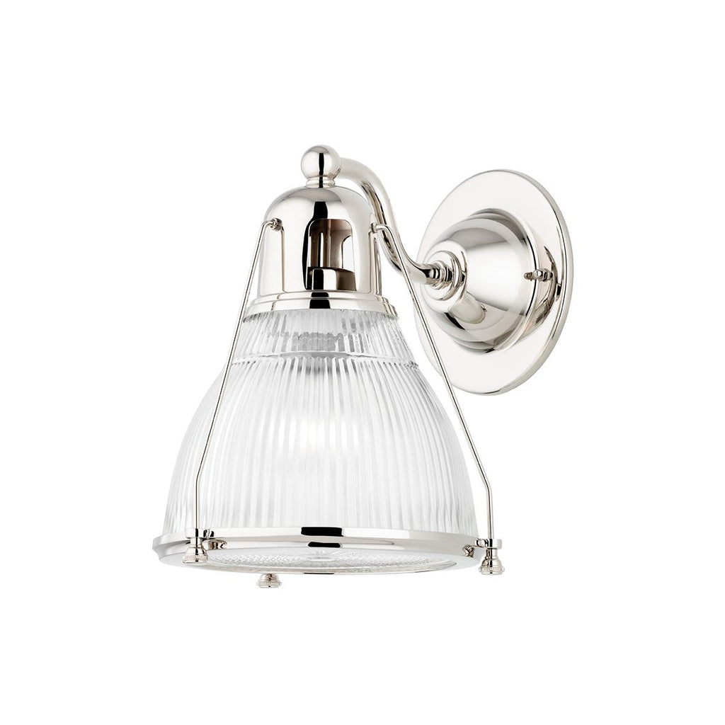 Hudson Valley Lighting Haverhill Polished Nickel 8W x 8L x 10H Wall Sconce