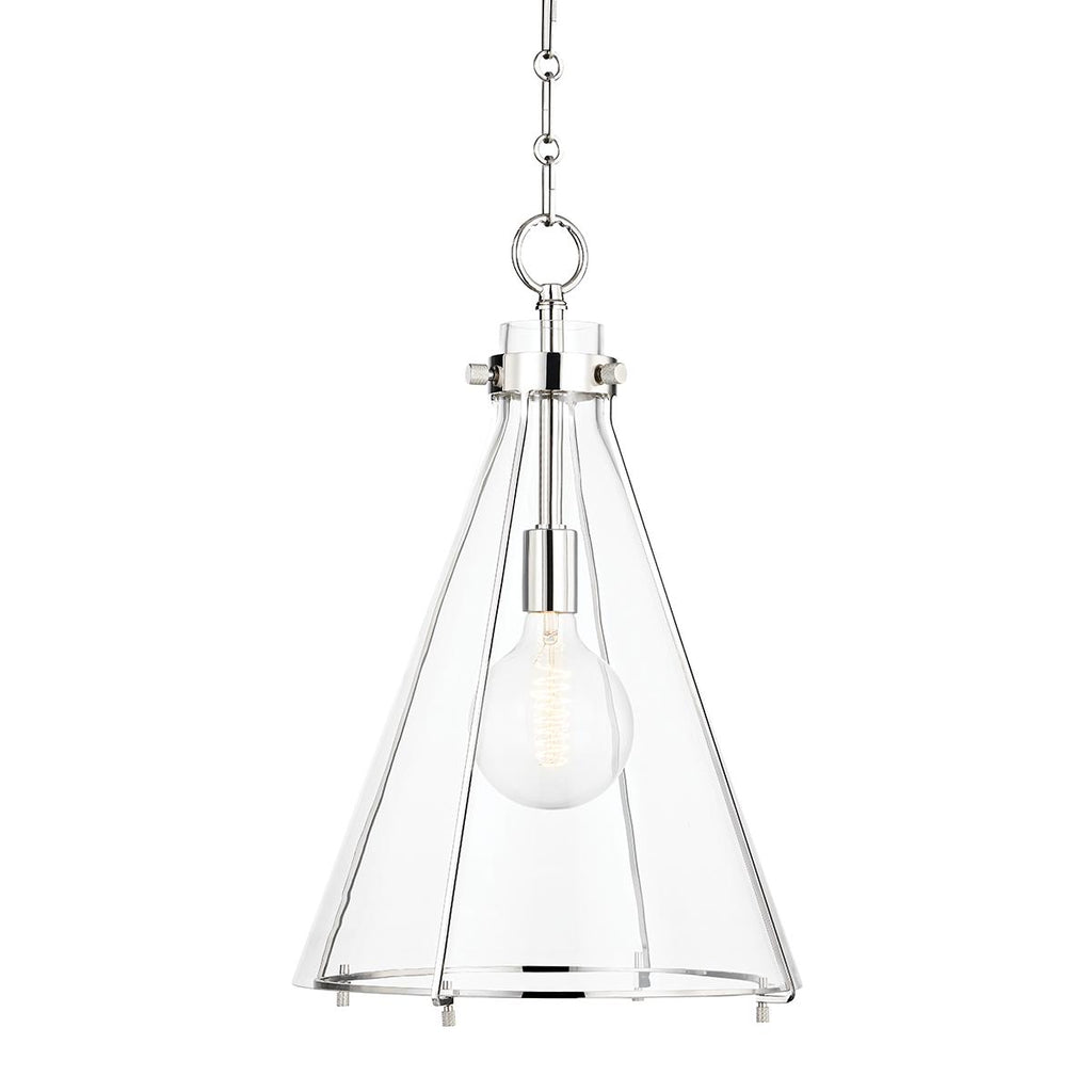 Hudson Valley Lighting Eldridge Polished Nickel 14W x 14L x 23.5H Pendant