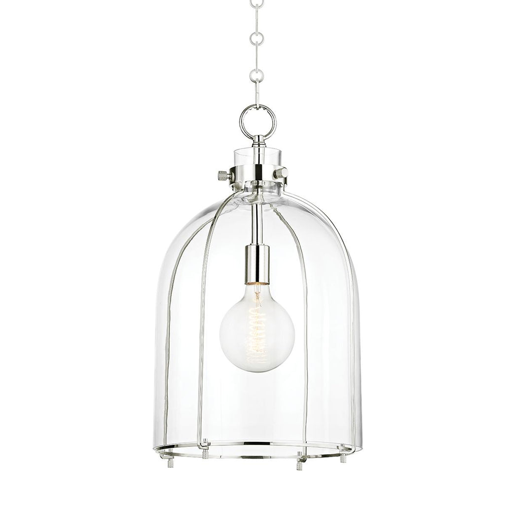 Hudson Valley Lighting Eldridge Polished Nickel 15.5W x 15.5L x 23.5H Pendant