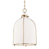 Hudson Valley Lighting Eldridge Aged Brass 14W X 14L X 20.25H Pendant